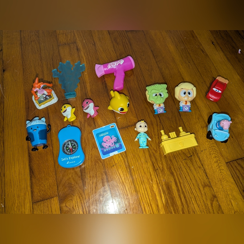 15 Lot Of Toys Include Names Like Cars Peppa Pig Cocomelon Baby Shark Zootopia